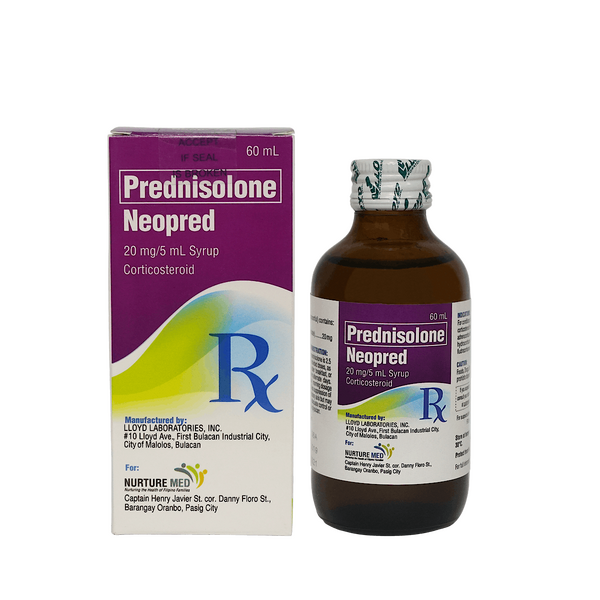 NEOPRED Prednisolone Sodium Phosphate 20mg / 5mL Syrup 60mL price in ...